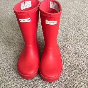 Toddler hot pink, hunter boots